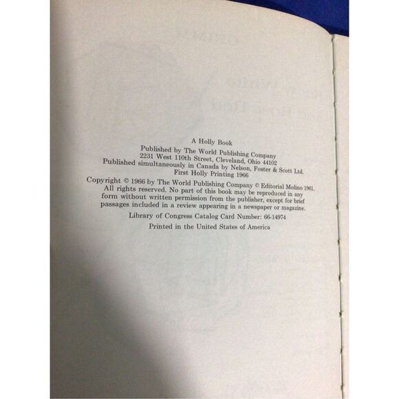 1966 Snow White and Rose Red Grimm Book First Printing By Maxine S. Morris - Picture 14 of 14